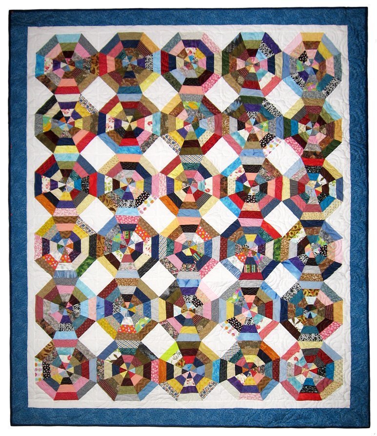 Round About Quilt 88" x 102"