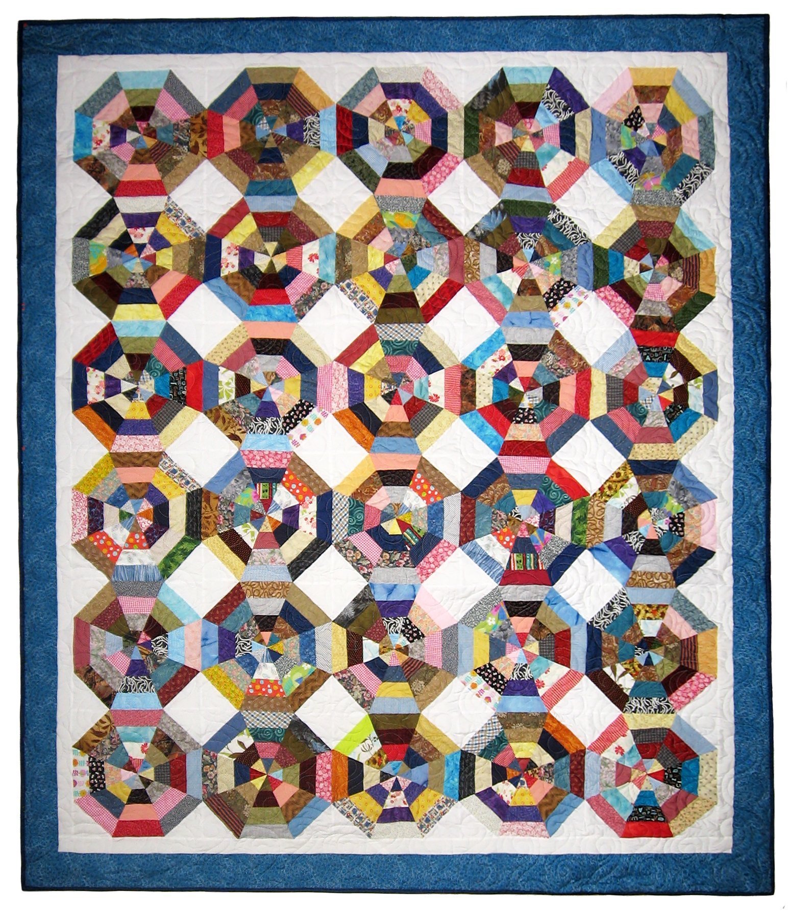 Round About Quilt 88" x 102"