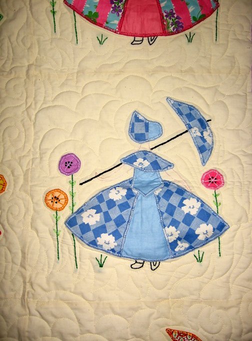 Southern Belle Quilt 84" x 92" detail