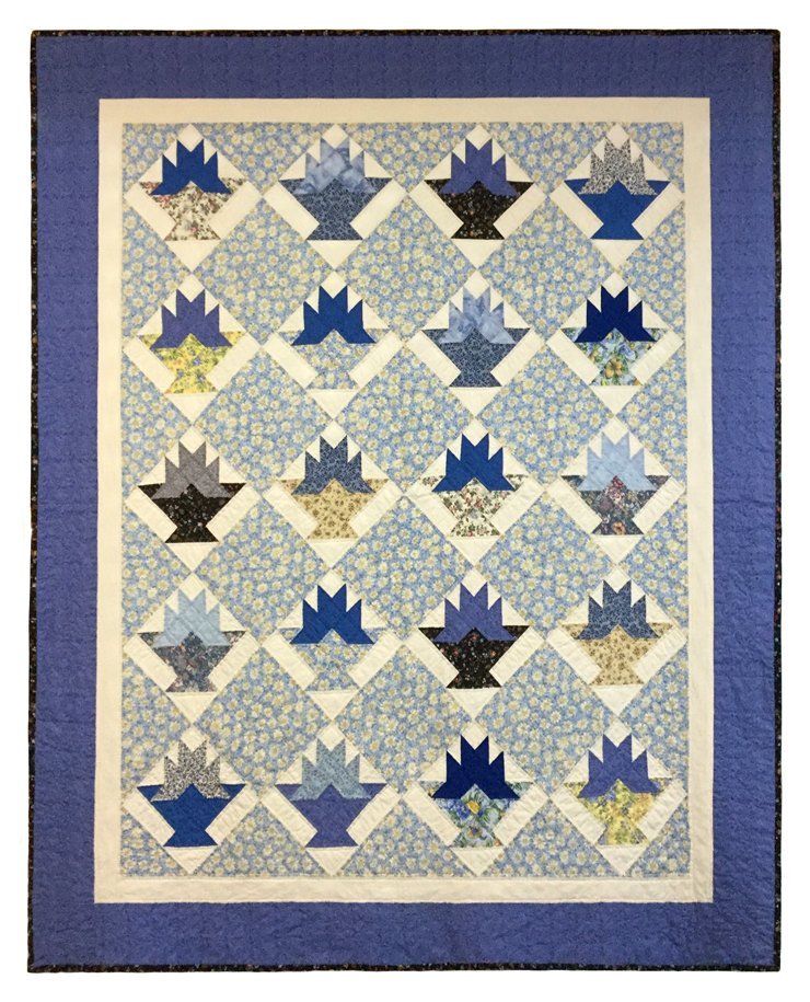 Bountiful baskets Quilt 72" x 85"