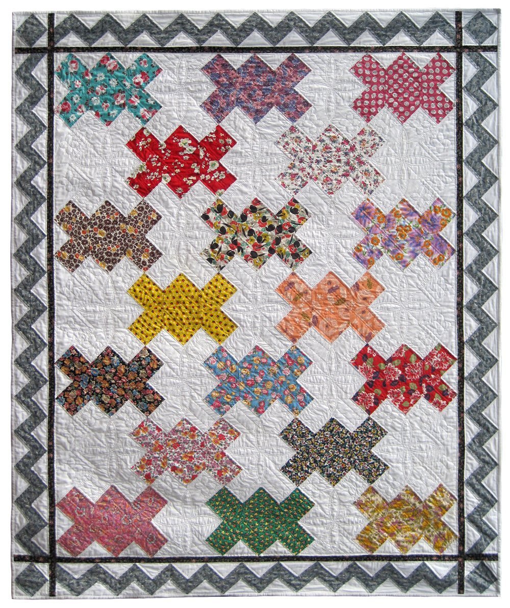 Swatches Quilt 75" x 91"