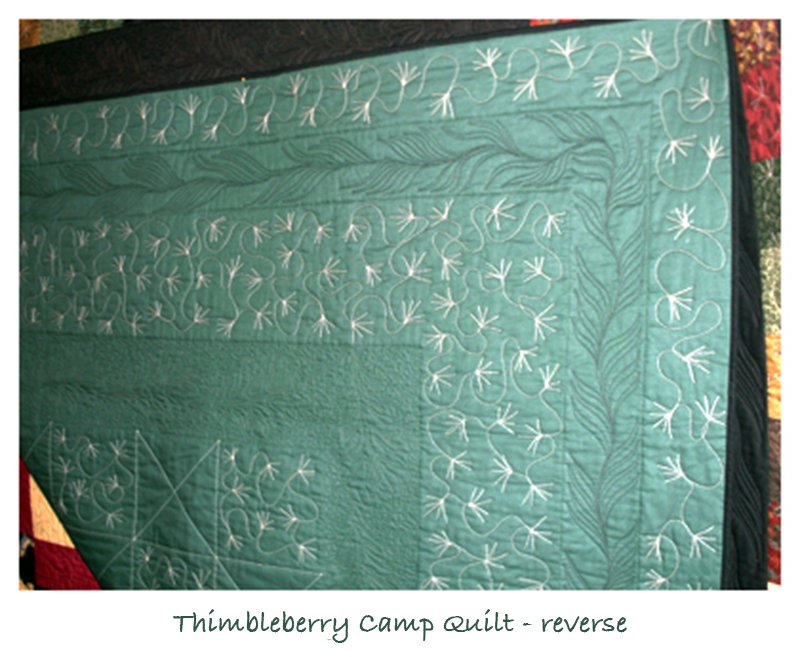 Thimbleberry Camp Quilt Reverse