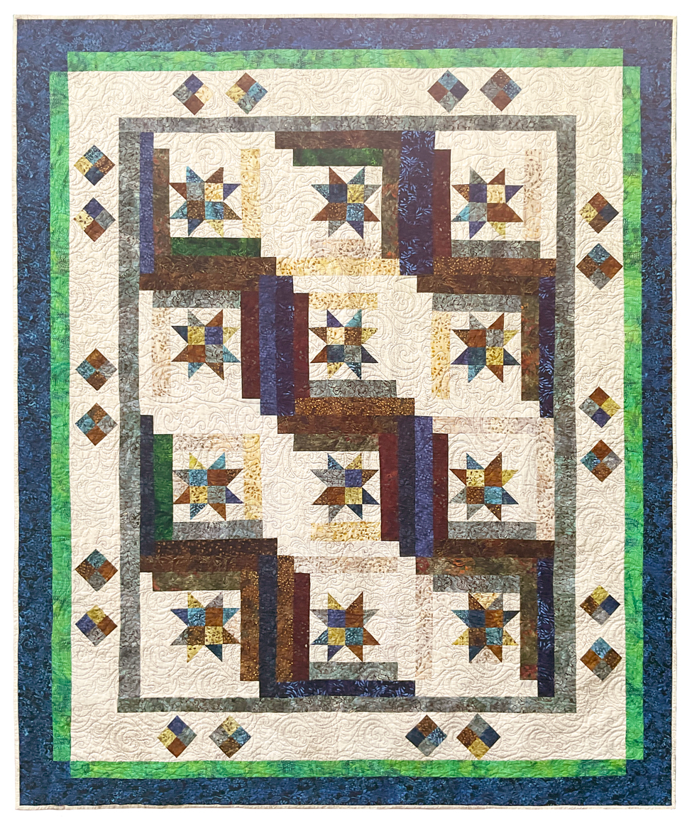 Stars in the Cabin Quilt 68