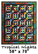 Tropical Nights quilt