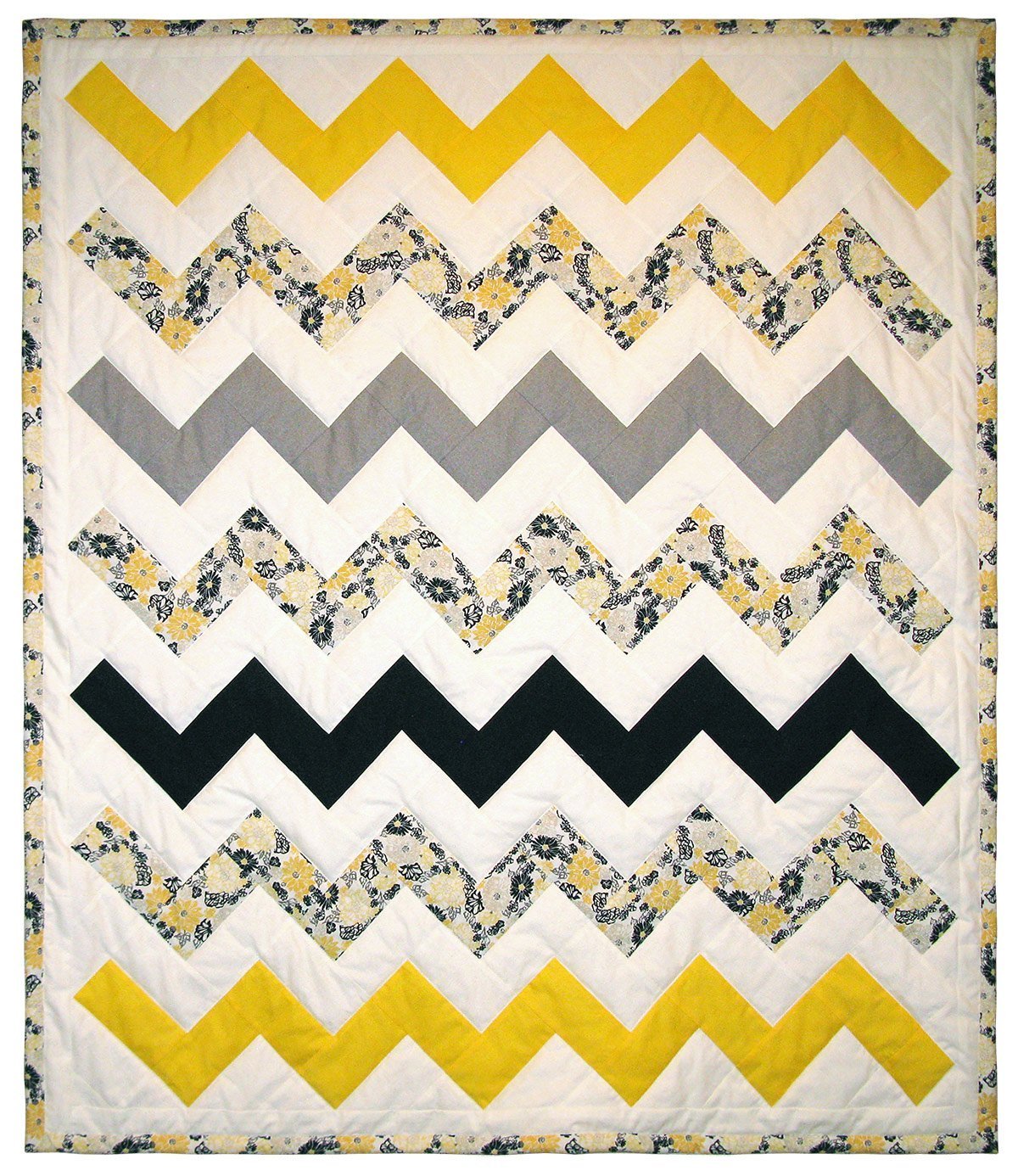 Yellow Chevron - 47" x 54"