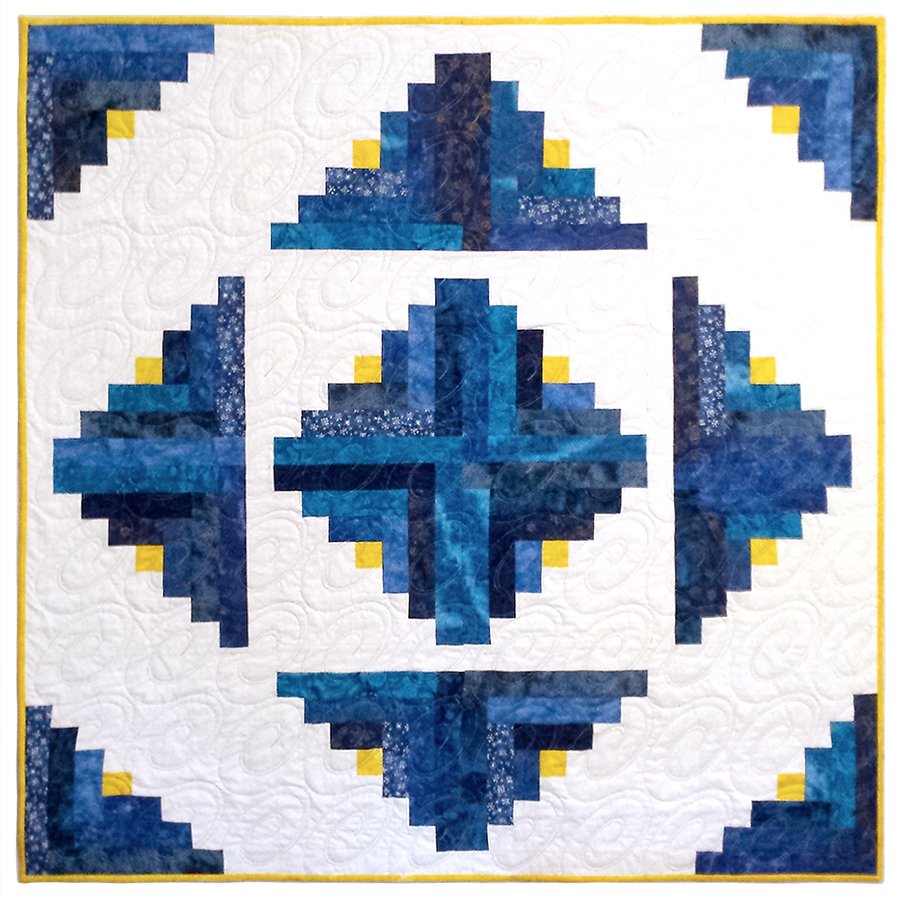 Blue Moon Quilt 47" x 47"